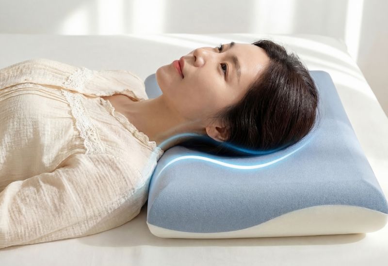 우리 베개 C커브 유지