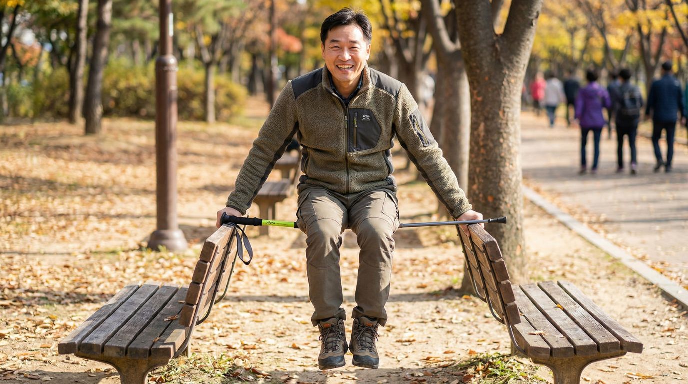 체중 실려도 부러지지 않음